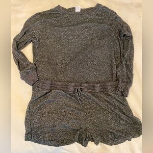Soft Black & Grey Pajama Set